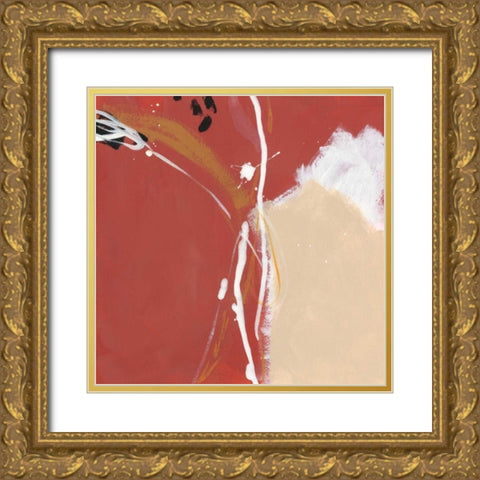 Molecular Dynamics IV Gold Ornate Wood Framed Art Print with Double Matting by Vess, June Erica
