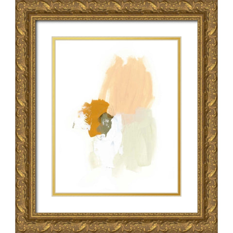 Understate I Gold Ornate Wood Framed Art Print with Double Matting by Vess, June Erica
