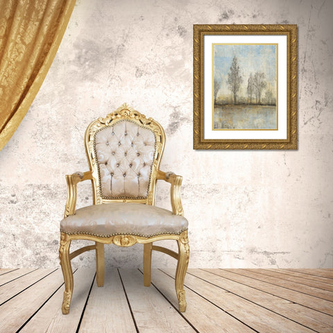 Custom Quiet Nature II Gold Ornate Wood Framed Art Print with Double Matting by OToole, Tim