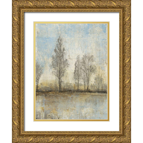Custom Quiet Nature II Gold Ornate Wood Framed Art Print with Double Matting by OToole, Tim