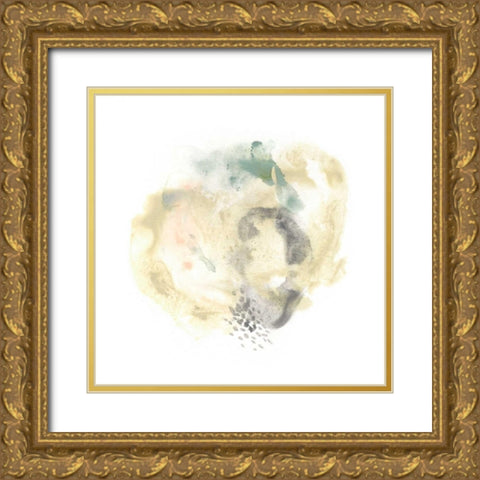 Galaxy I Gold Ornate Wood Framed Art Print with Double Matting by Vess, June Erica