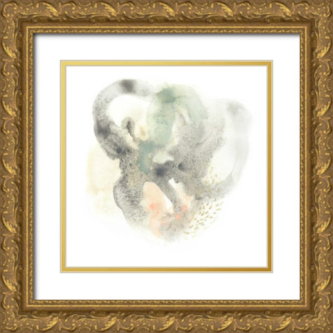 Galaxy II Gold Ornate Wood Framed Art Print with Double Matting by Vess, June Erica