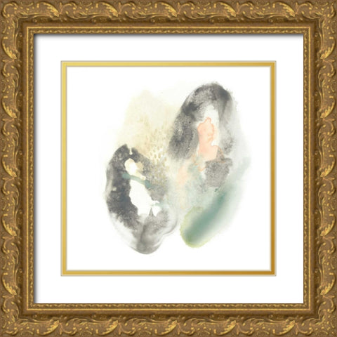 Galaxy III Gold Ornate Wood Framed Art Print with Double Matting by Vess, June Erica