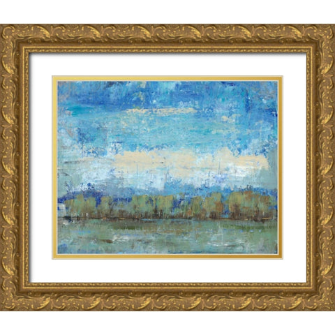 Forest Edge I Gold Ornate Wood Framed Art Print with Double Matting by OToole, Tim