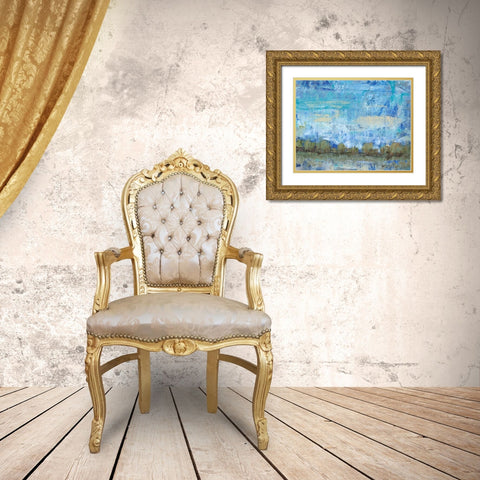 Forest Edge II Gold Ornate Wood Framed Art Print with Double Matting by OToole, Tim