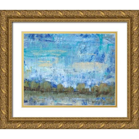 Forest Edge II Gold Ornate Wood Framed Art Print with Double Matting by OToole, Tim