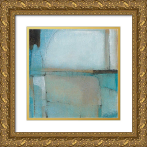 Celestial I Gold Ornate Wood Framed Art Print with Double Matting by OToole, Tim