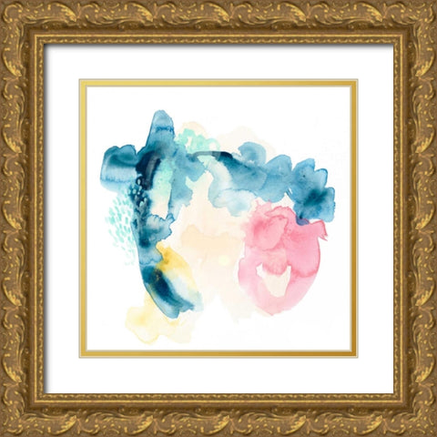 Intrigue II Gold Ornate Wood Framed Art Print with Double Matting by Vess, June Erica