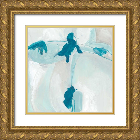 Trace Echo I Gold Ornate Wood Framed Art Print with Double Matting by Vess, June Erica