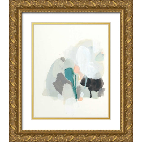 Extrapolate I Gold Ornate Wood Framed Art Print with Double Matting by Vess, June Erica