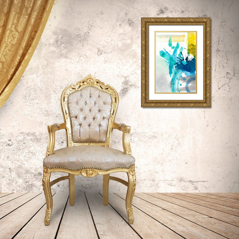 Take Off I Gold Ornate Wood Framed Art Print with Double Matting by Fuchs, Jodi