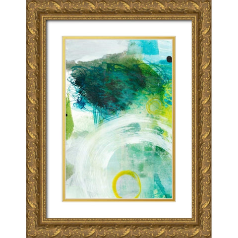 Take Off IV Gold Ornate Wood Framed Art Print with Double Matting by Fuchs, Jodi