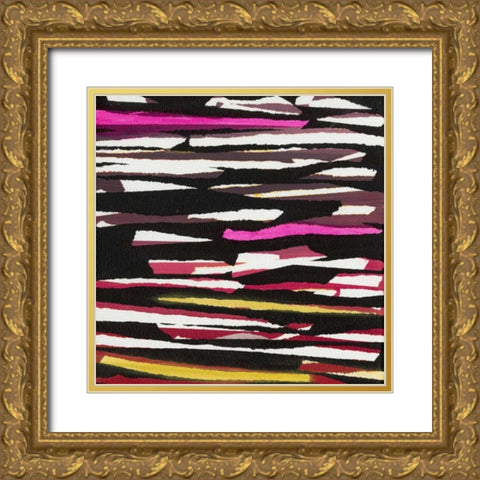 Torn I Gold Ornate Wood Framed Art Print with Double Matting by Fuchs, Jodi