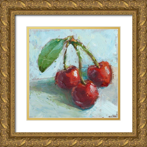 Impressionist Fruit Study IV Gold Ornate Wood Framed Art Print with Double Matting by Harper, Ethan