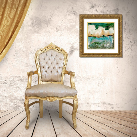 Euphrates Gold Ornate Wood Framed Art Print with Double Matting by Ludwig, Alicia