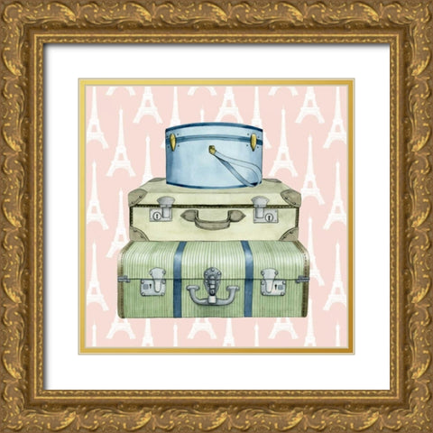 Travel Dream I Gold Ornate Wood Framed Art Print with Double Matting by Popp, Grace