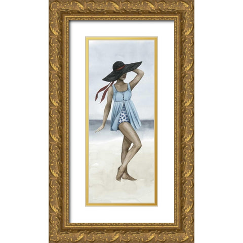 Beach Beauty IV Gold Ornate Wood Framed Art Print with Double Matting by Popp, Grace