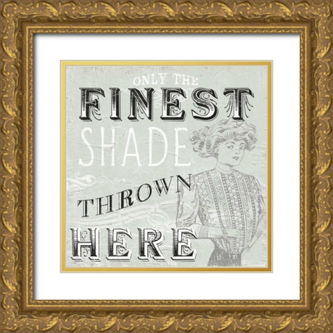 Victorian Snark II Gold Ornate Wood Framed Art Print with Double Matting by Vess, June Erica