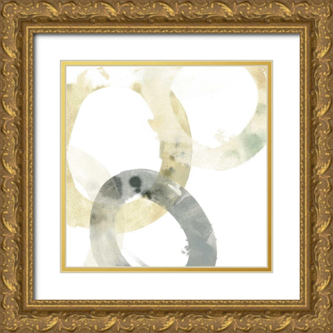 Neutral Halo I Gold Ornate Wood Framed Art Print with Double Matting by Vess, June Erica