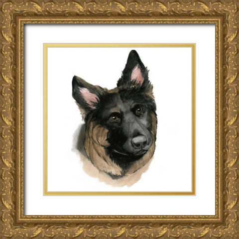 Humans Best Friend II Gold Ornate Wood Framed Art Print with Double Matting by Popp, Grace