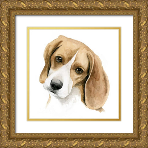 Humans Best Friend III Gold Ornate Wood Framed Art Print with Double Matting by Popp, Grace