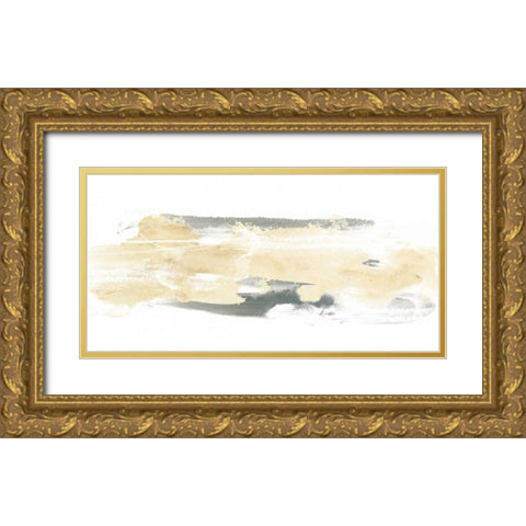 Neutral Geology I Gold Ornate Wood Framed Art Print with Double Matting by Vess, June Erica