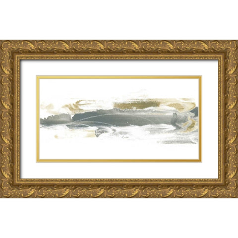 Neutral Geology IV Gold Ornate Wood Framed Art Print with Double Matting by Vess, June Erica