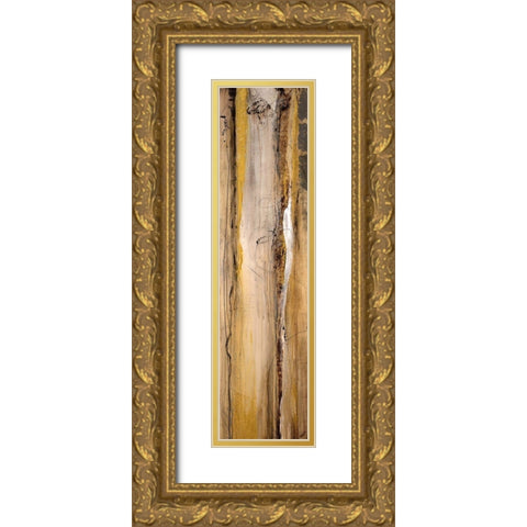 Analogous I Gold Ornate Wood Framed Art Print with Double Matting by Taylor, Kari