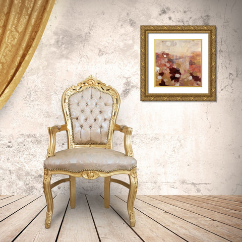 New Home II Gold Ornate Wood Framed Art Print with Double Matting by Maas, Jodi