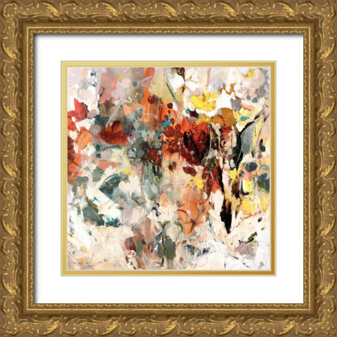 Peeking Through Gold Ornate Wood Framed Art Print with Double Matting by Maas, Jodi