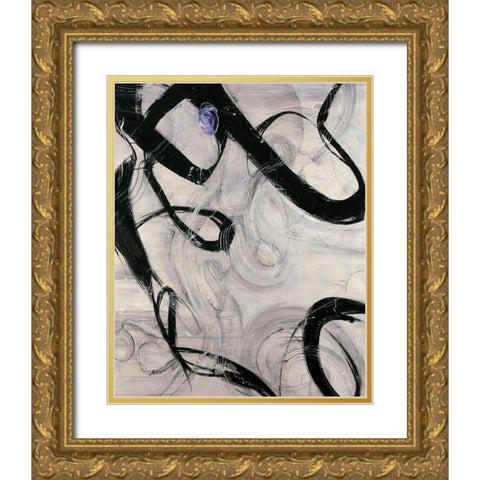 Slow Dance Gold Ornate Wood Framed Art Print with Double Matting by Douglass, Farrell