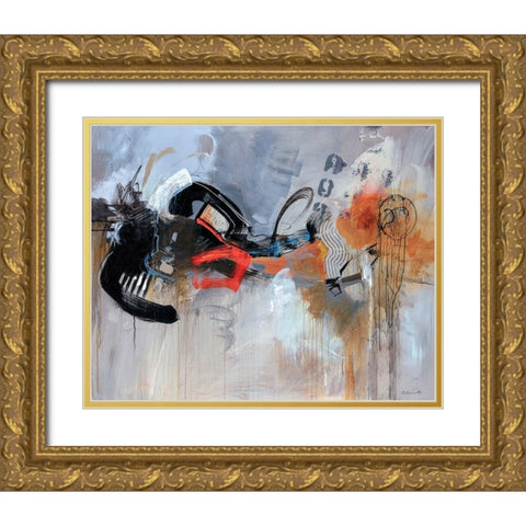 U.O.G Gold Ornate Wood Framed Art Print with Double Matting by Edmunds, Sydney