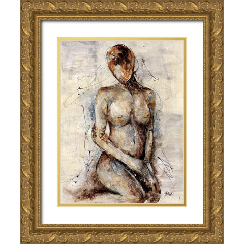 Mystique II Gold Ornate Wood Framed Art Print with Double Matting by Douglass, Farrell