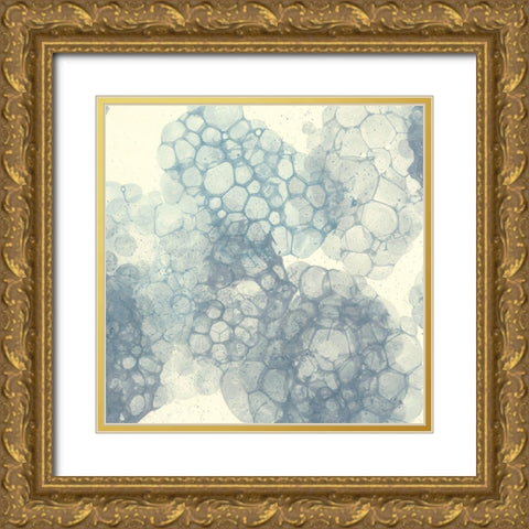 Matrix Study I Gold Ornate Wood Framed Art Print with Double Matting by Stramel, Renee W.