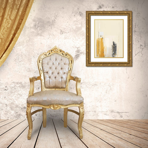 Deeper Shadows II Gold Ornate Wood Framed Art Print with Double Matting by Green Lili