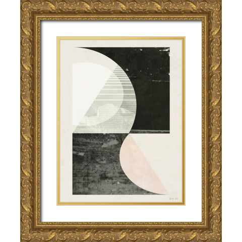 Outside In I Gold Ornate Wood Framed Art Print with Double Matting by Green Lili