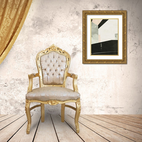 Outside In III Gold Ornate Wood Framed Art Print with Double Matting by Green Lili