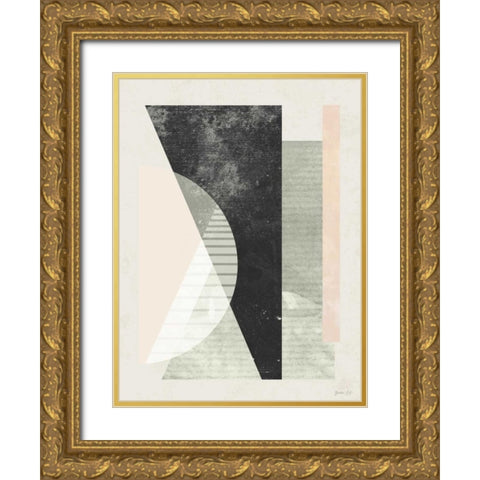 Outside In VI Gold Ornate Wood Framed Art Print with Double Matting by Green Lili