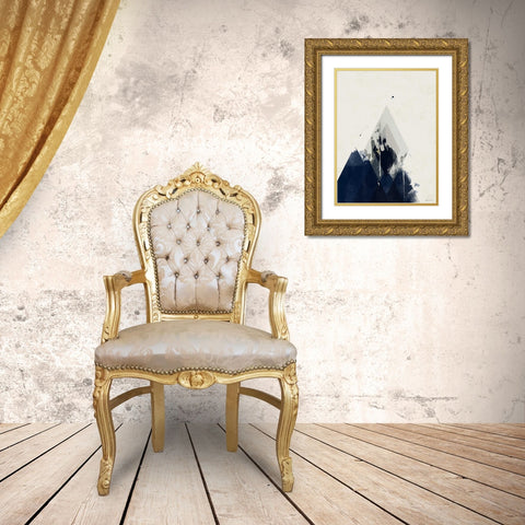 Beneath the Surface I Gold Ornate Wood Framed Art Print with Double Matting by Green Lili