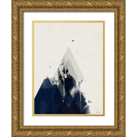 Beneath the Surface I Gold Ornate Wood Framed Art Print with Double Matting by Green Lili