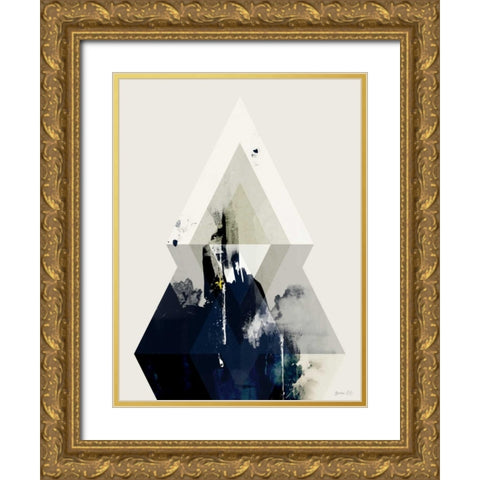 Beneath the Surface III Gold Ornate Wood Framed Art Print with Double Matting by Green Lili