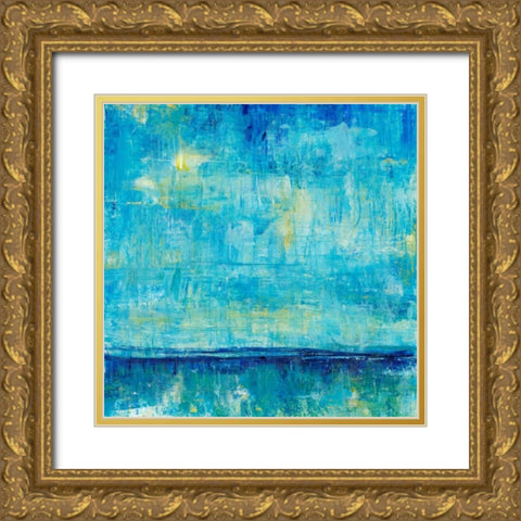 Water Reflections IV Gold Ornate Wood Framed Art Print with Double Matting by OToole, Tim