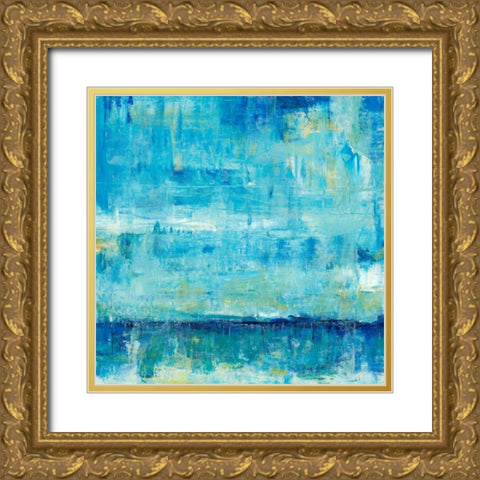 Water Reflections V Gold Ornate Wood Framed Art Print with Double Matting by OToole, Tim