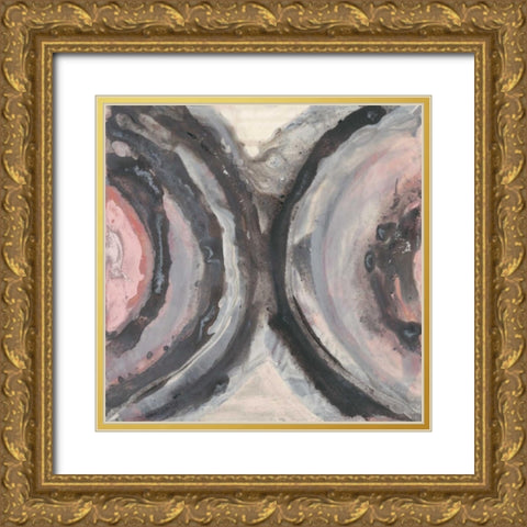 Surface Study II Gold Ornate Wood Framed Art Print with Double Matting by Stramel, Renee W.