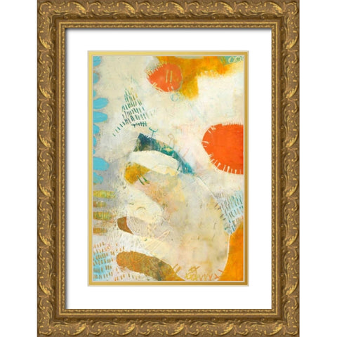 Phenix III Gold Ornate Wood Framed Art Print with Double Matting by Jachimiec, Sue