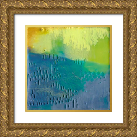 Southern Shores I Gold Ornate Wood Framed Art Print with Double Matting by Jachimiec, Sue