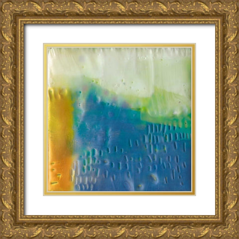 Southern Shores II Gold Ornate Wood Framed Art Print with Double Matting by Jachimiec, Sue