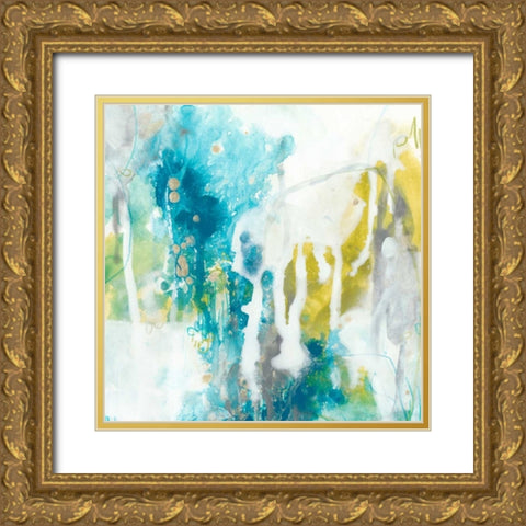Aquatic Atmosphere I Gold Ornate Wood Framed Art Print with Double Matting by Vess, June Erica