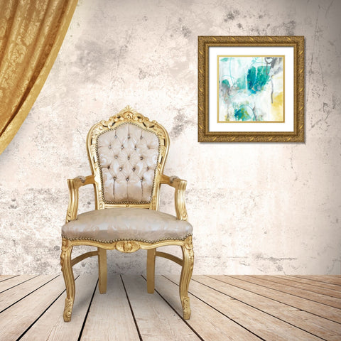 Aquatic Atmosphere II Gold Ornate Wood Framed Art Print with Double Matting by Vess, June Erica