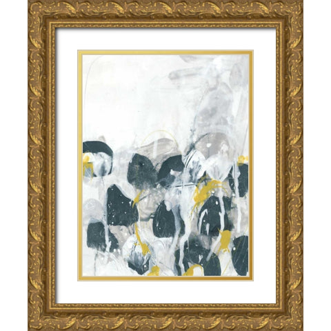 Stones Throw I Gold Ornate Wood Framed Art Print with Double Matting by Vess, June Erica